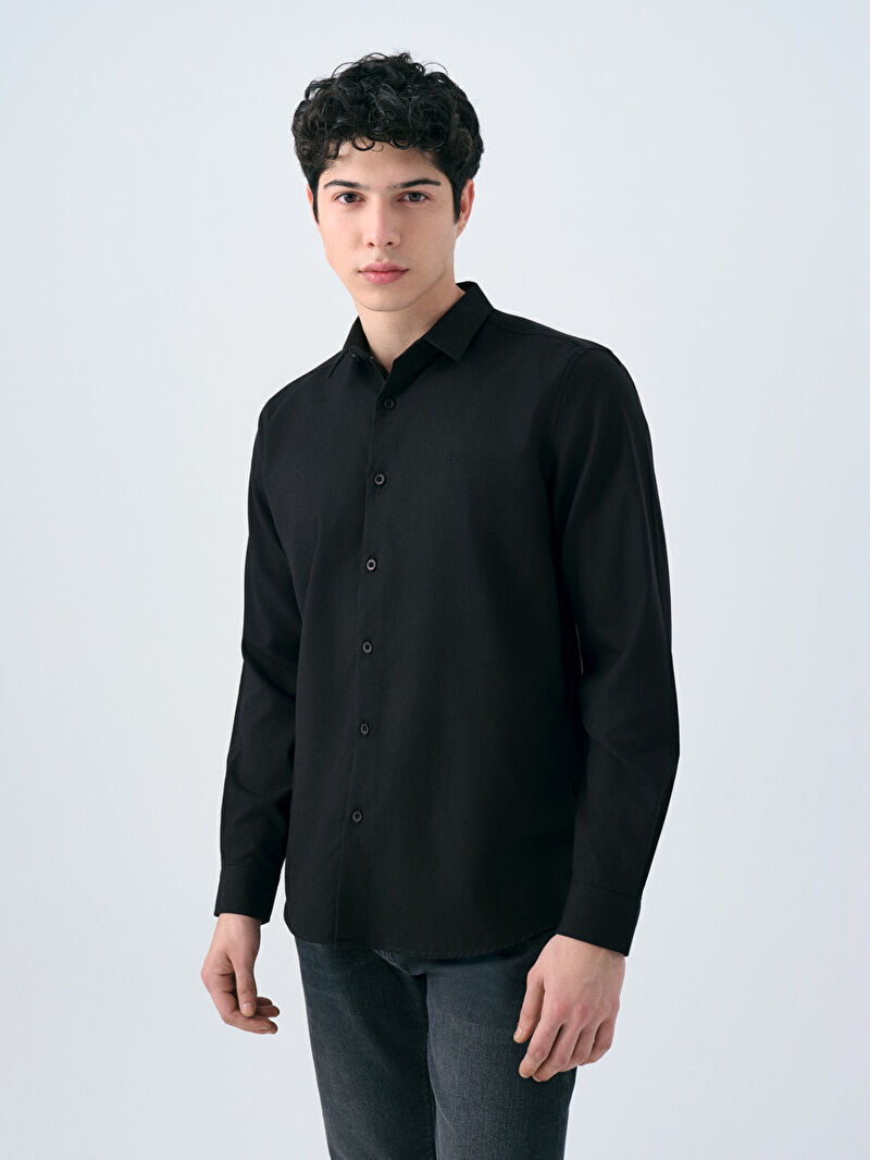 Regular Fit Erkek Gömlek U.kol