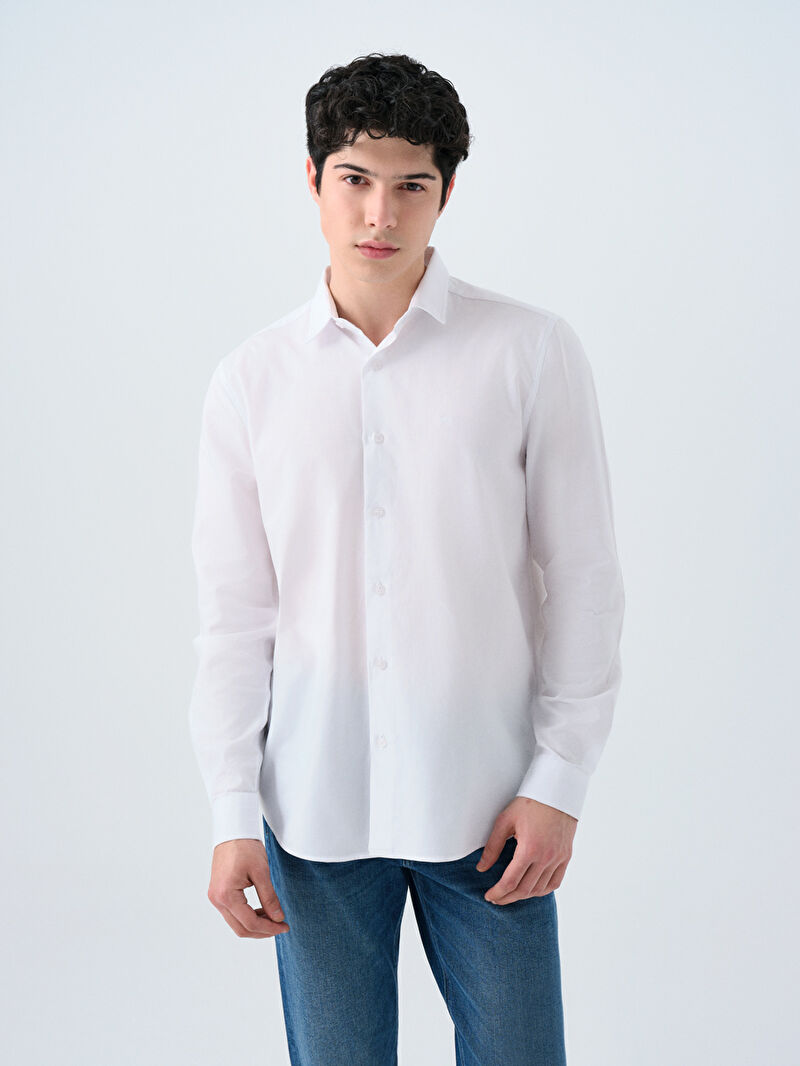 Regular Fit Erkek Gömlek U.kol