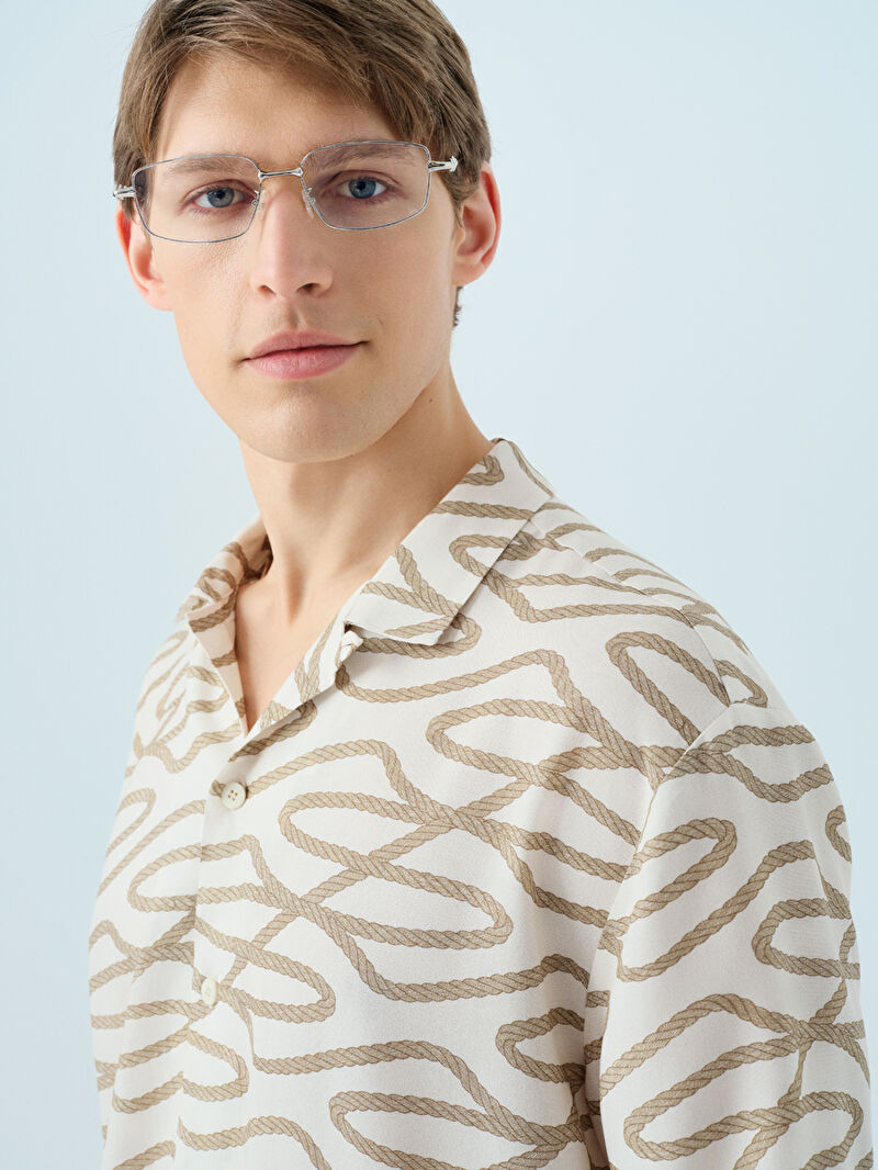 Relax Fit Erkek Gömlek K.kol