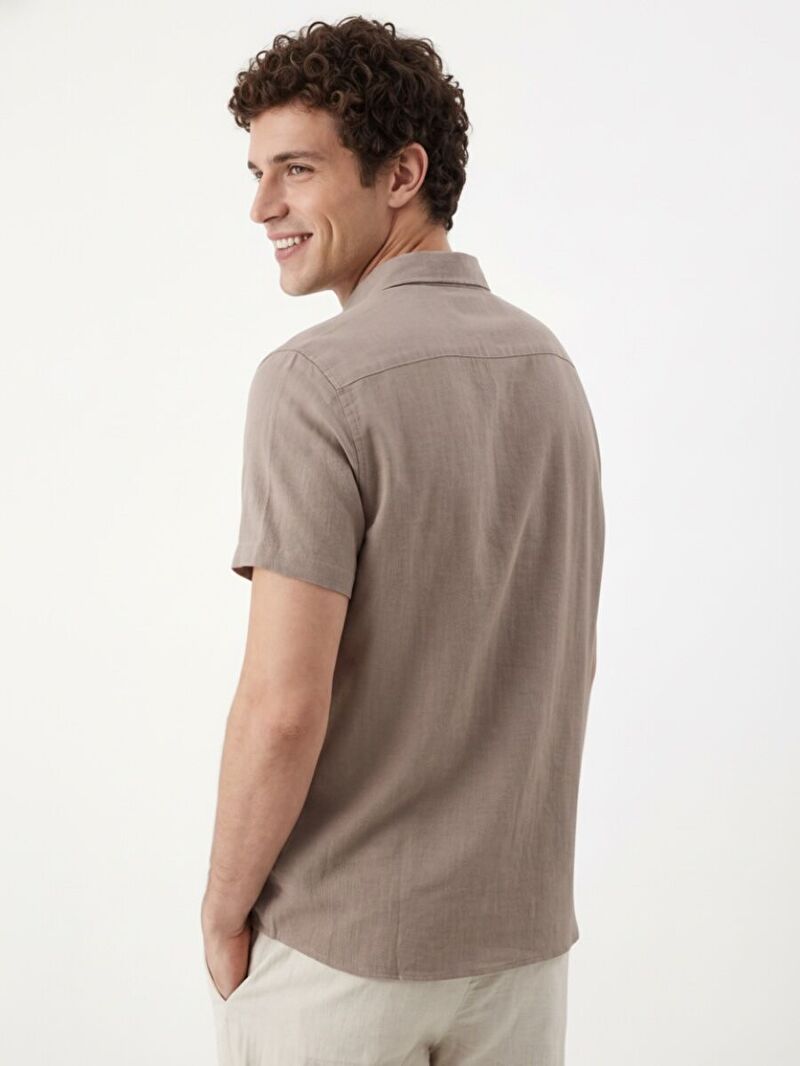 Regular Fit Erkek Gömlek K.kol