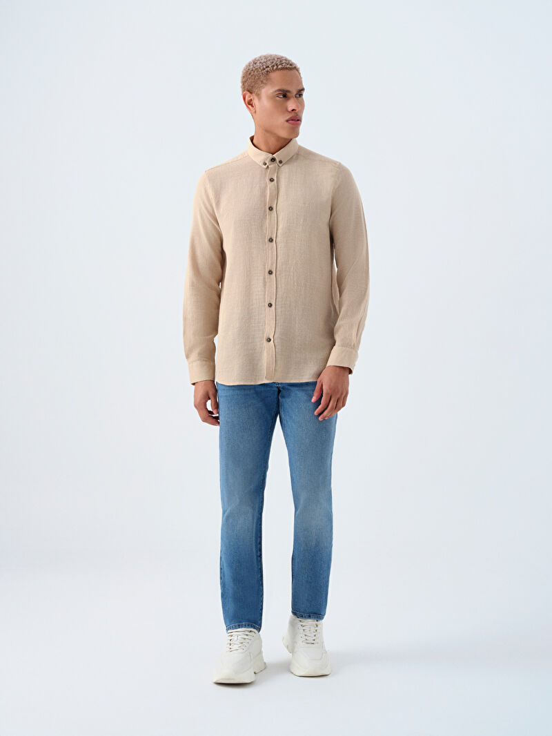 Regular Fit Erkek Gömlek U.kol