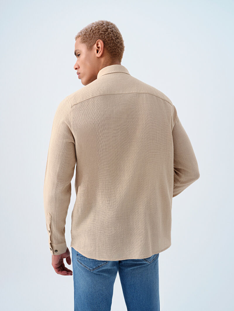 Regular Fit Erkek Gömlek U.kol