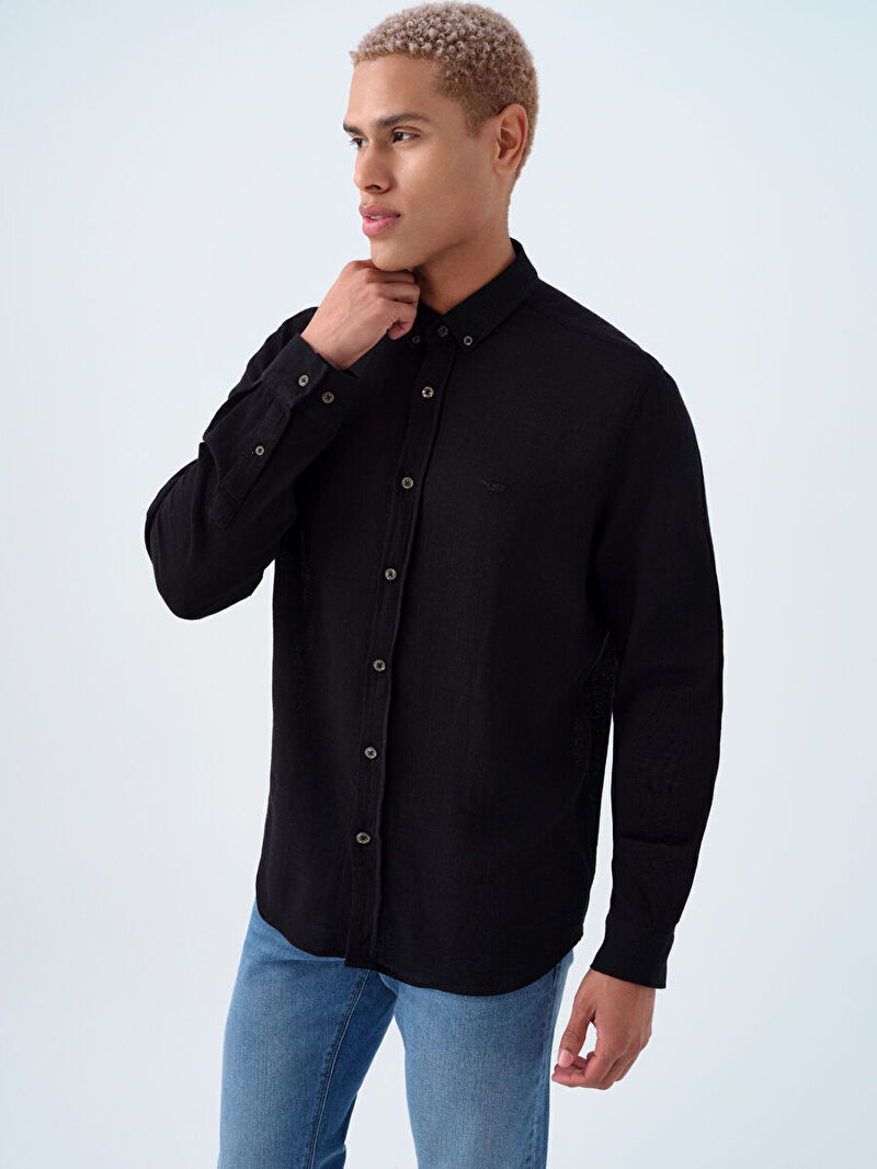 Regular Fit Erkek Gömlek U.kol