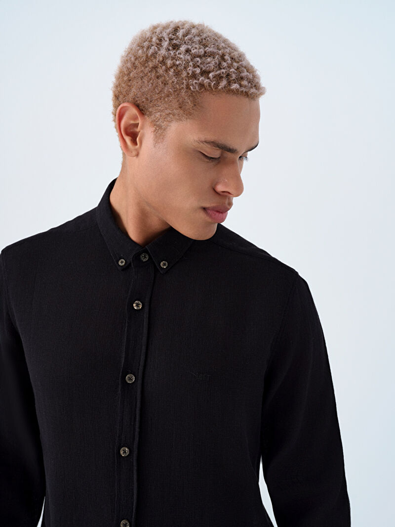 Regular Fit Erkek Gömlek U.kol