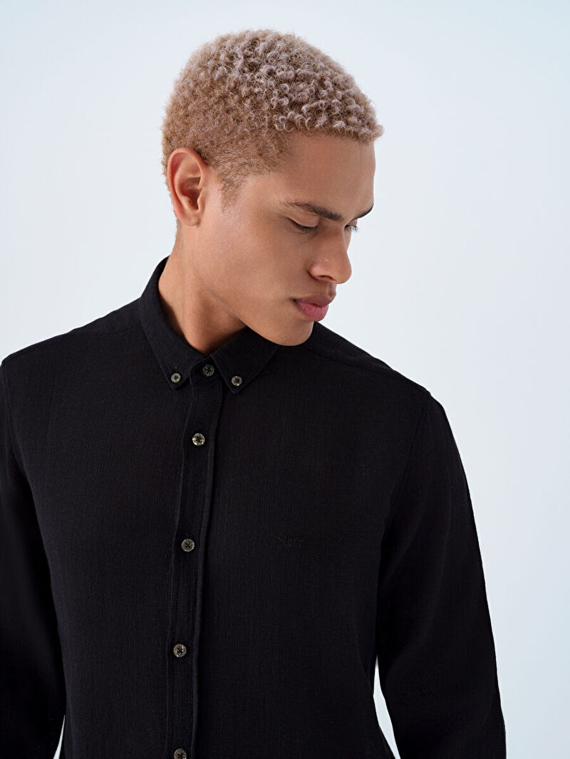 Regular Fit Erkek Gömlek U.kol