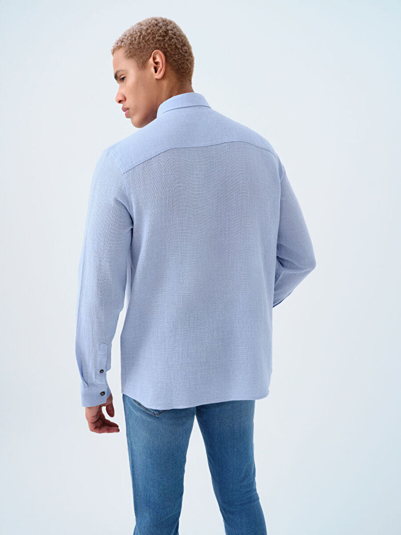 Regular Fit Erkek Gömlek U.kol