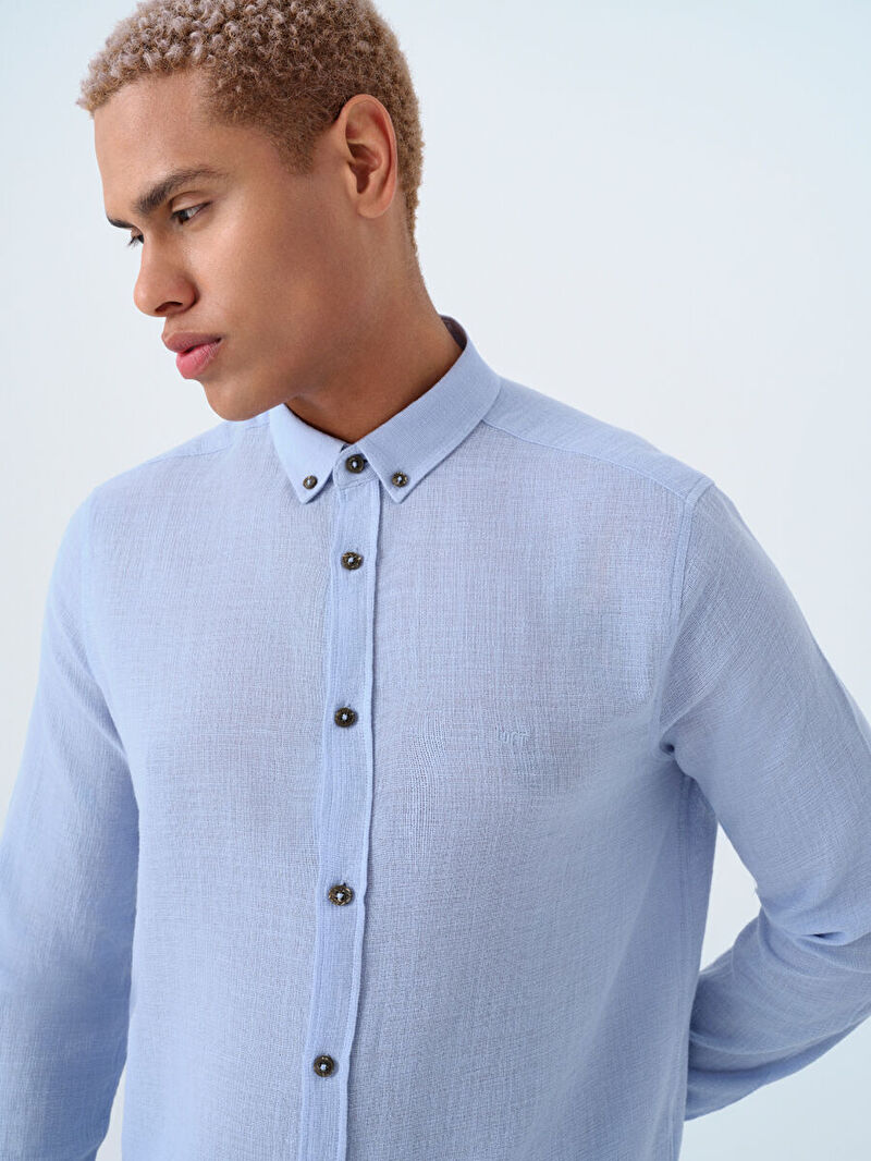 Regular Fit Erkek Gömlek U.kol