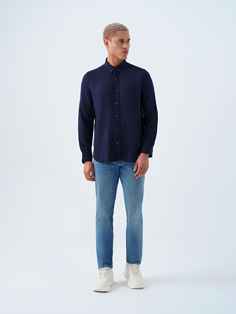 Regular Fit Erkek Gömlek U.kol