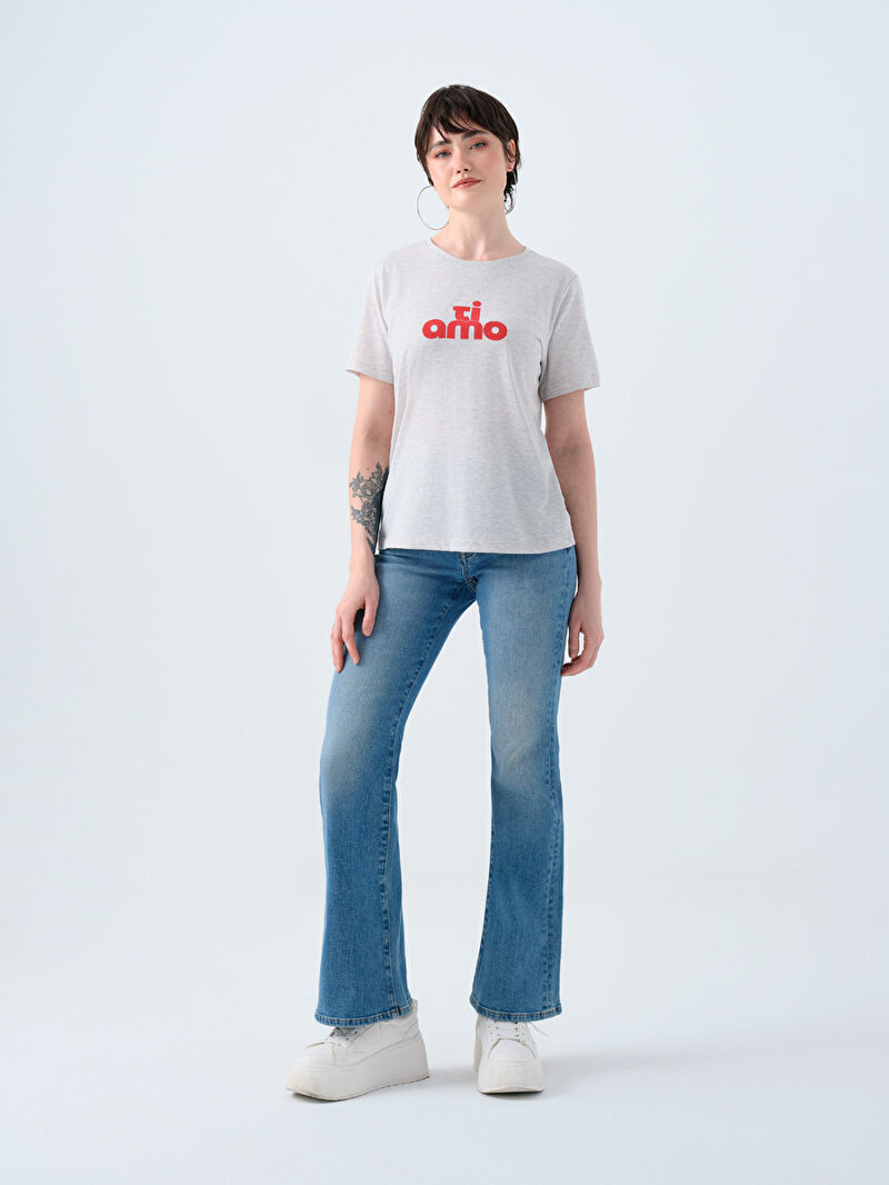 Regular Fit Kadın Tshirt K.kol