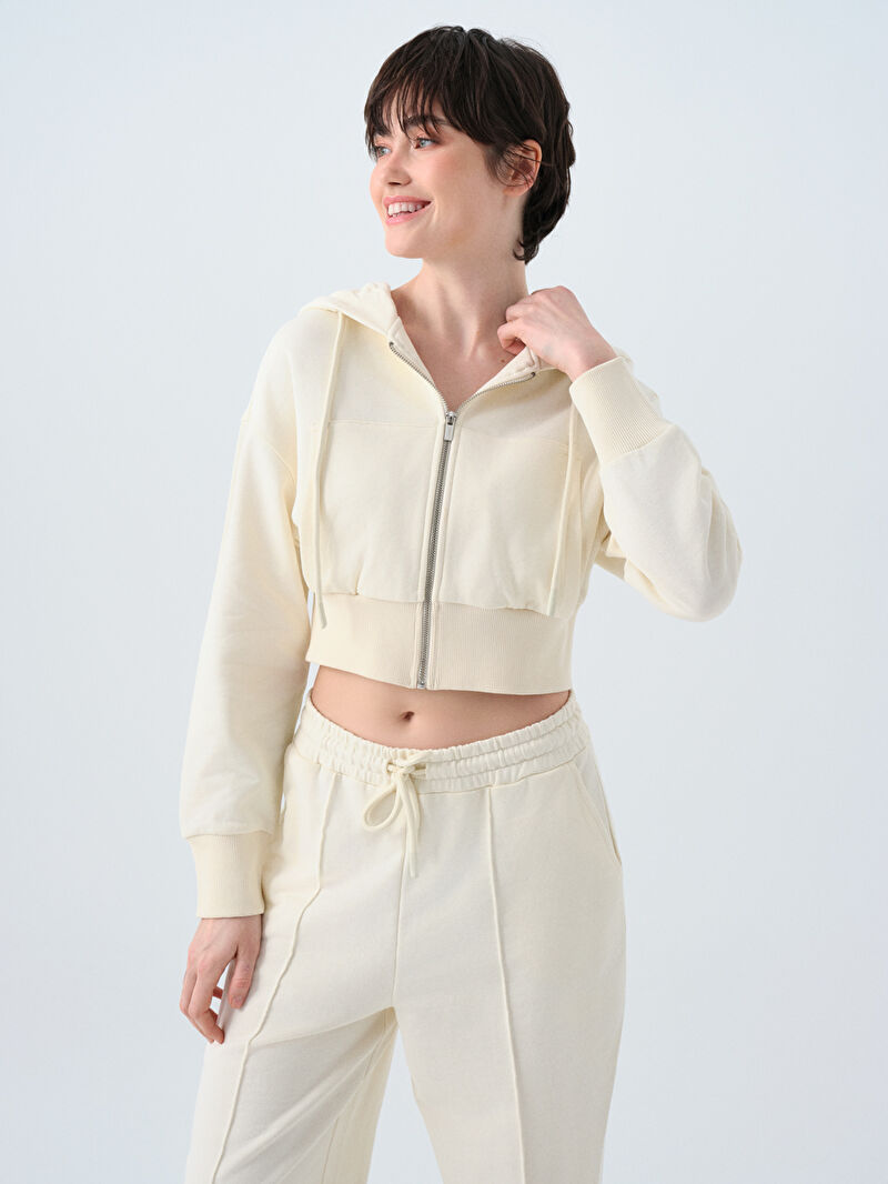 Crop Kadın Sweatshirt