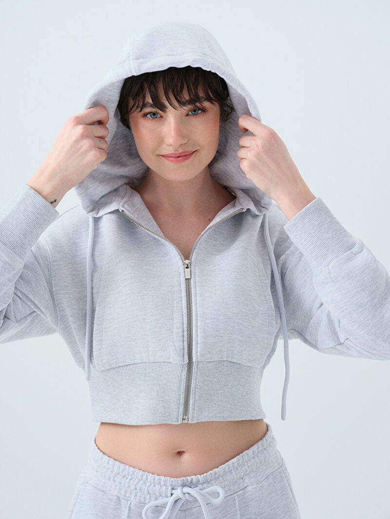 Crop Kadın Sweatshirt