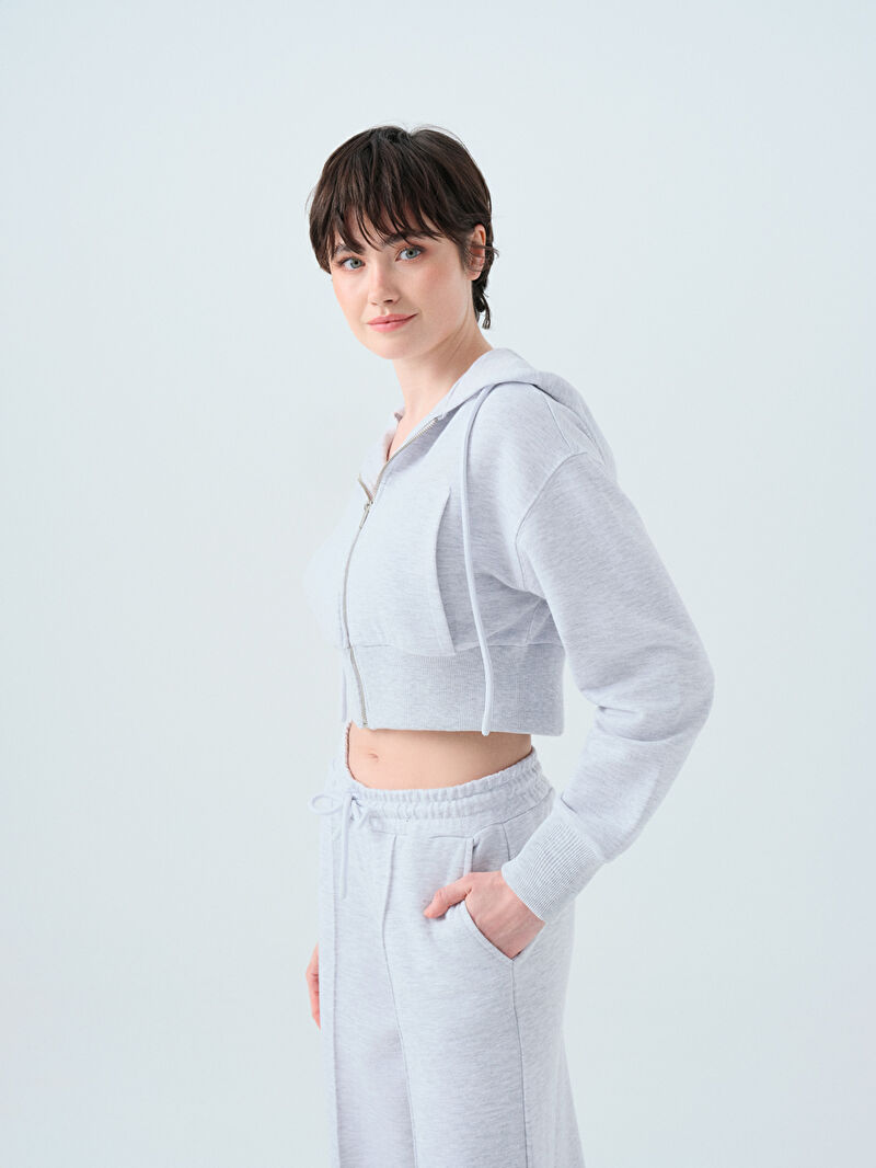 Crop Kadın Sweatshirt