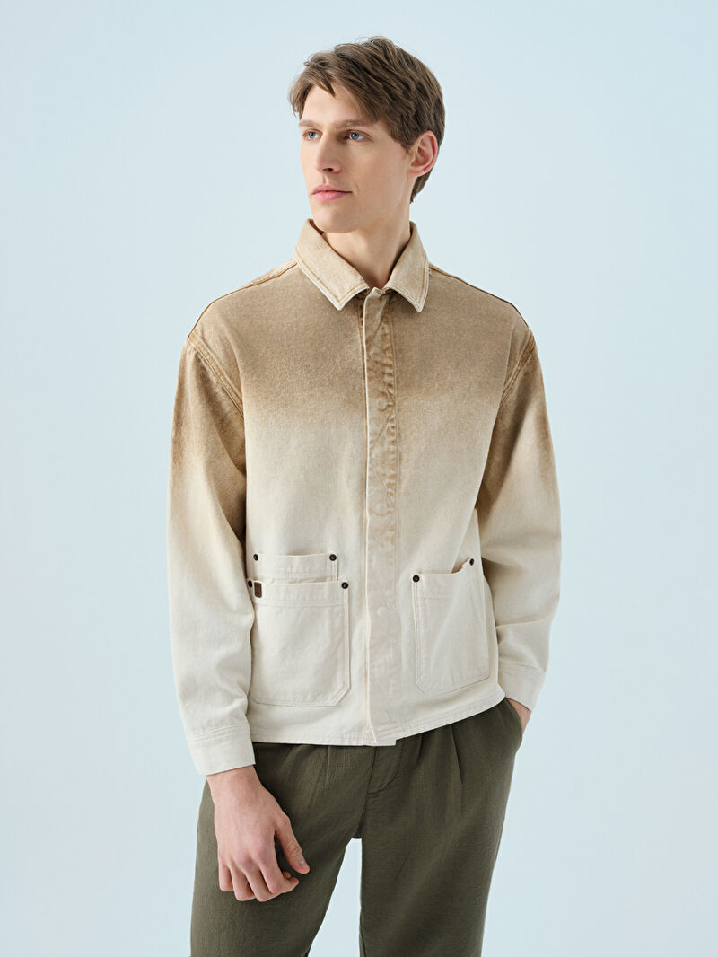 Oversize Erkek Gömlek U.kol