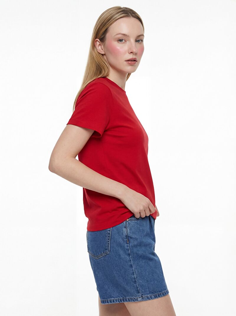 Regular Fit Kadın Tshirt K.kol