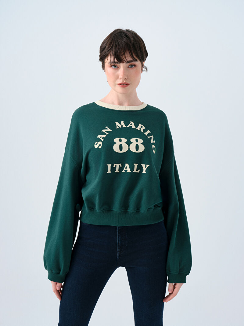 Regular Fit Kadın Sweatshirt