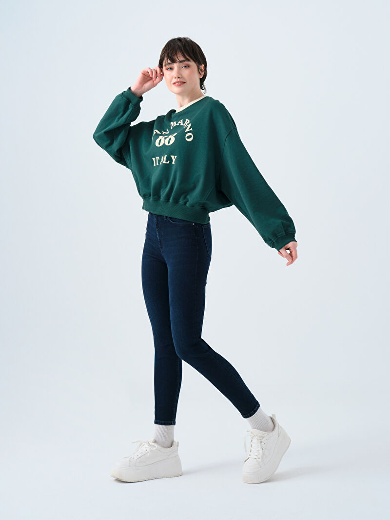 Regular Fit Kadın Sweatshirt