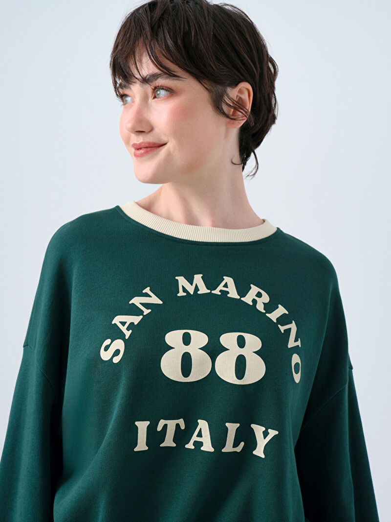 Regular Fit Kadın Sweatshirt