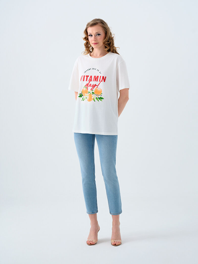 Oversize Kadın Tshirt K.kol