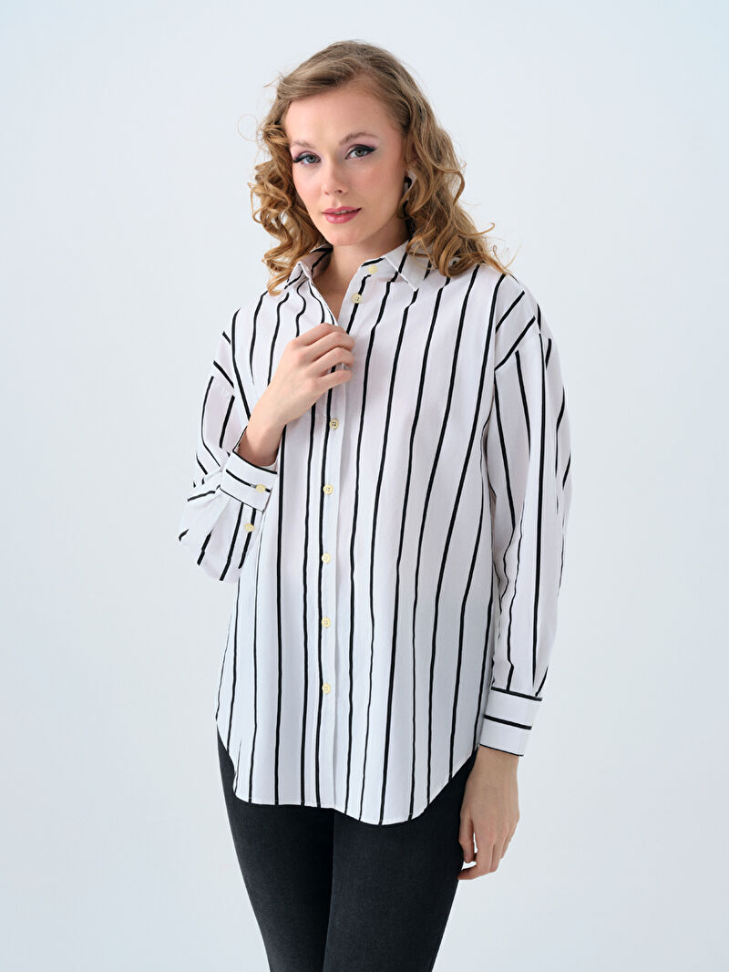 Regular Fit Kadın Gömlek U.kol