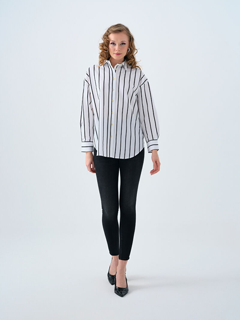 Regular Fit Kadın Gömlek U.kol