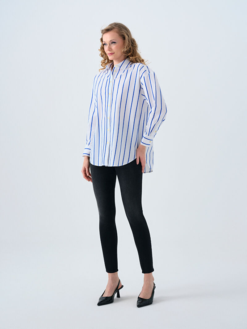 Regular Fit Kadın Gömlek U.kol