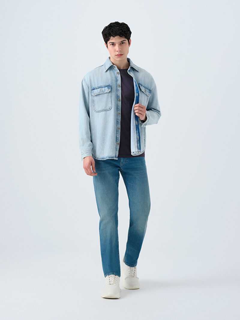 Oversize Erkek Gömlek U.kol