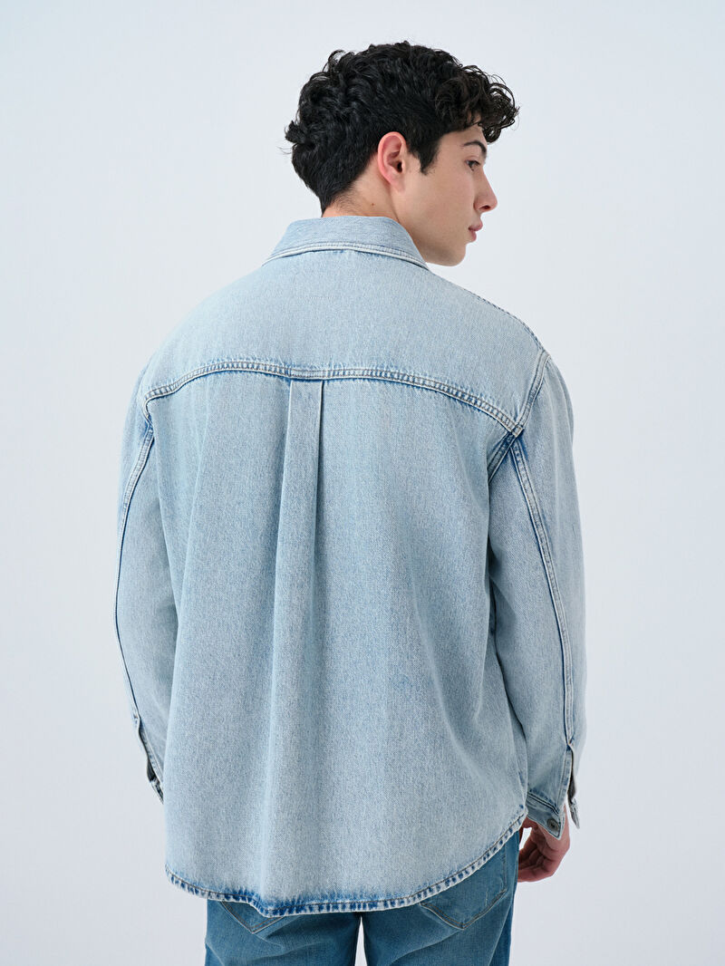 Oversize Erkek Gömlek U.kol