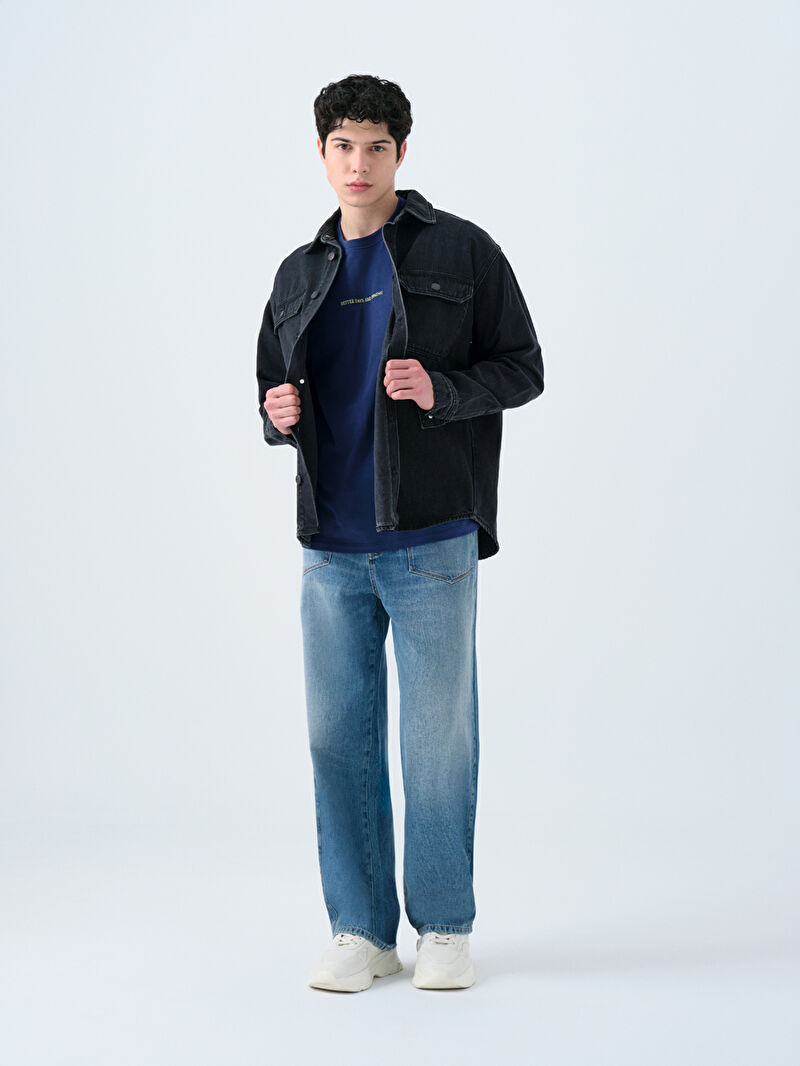 Oversize Erkek Gömlek U.kol