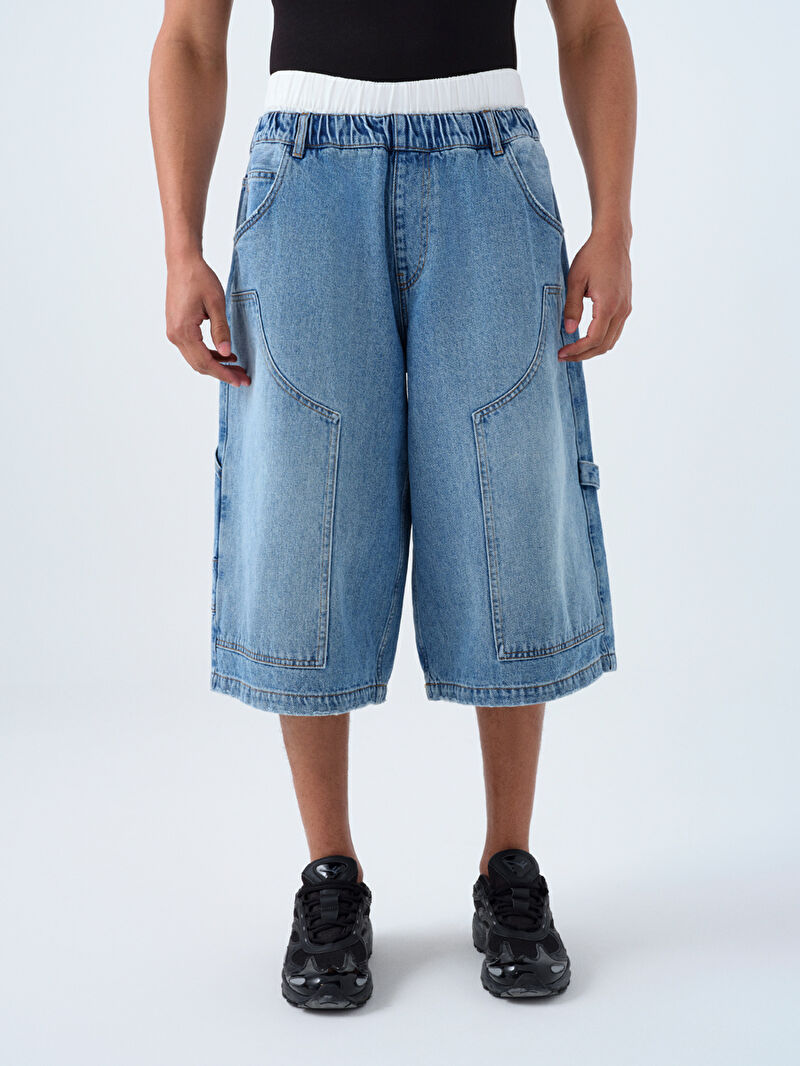 Baggy Fit Kadın Kapri