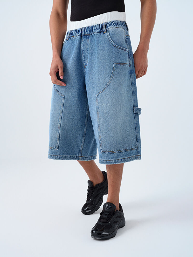 Baggy Fit Kadın Kapri