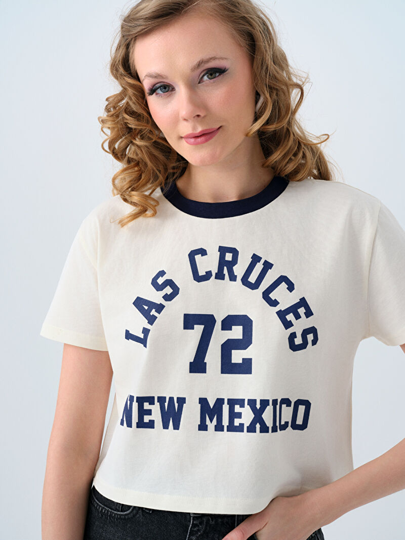 Long Crop Kadın Tshirt K.kol