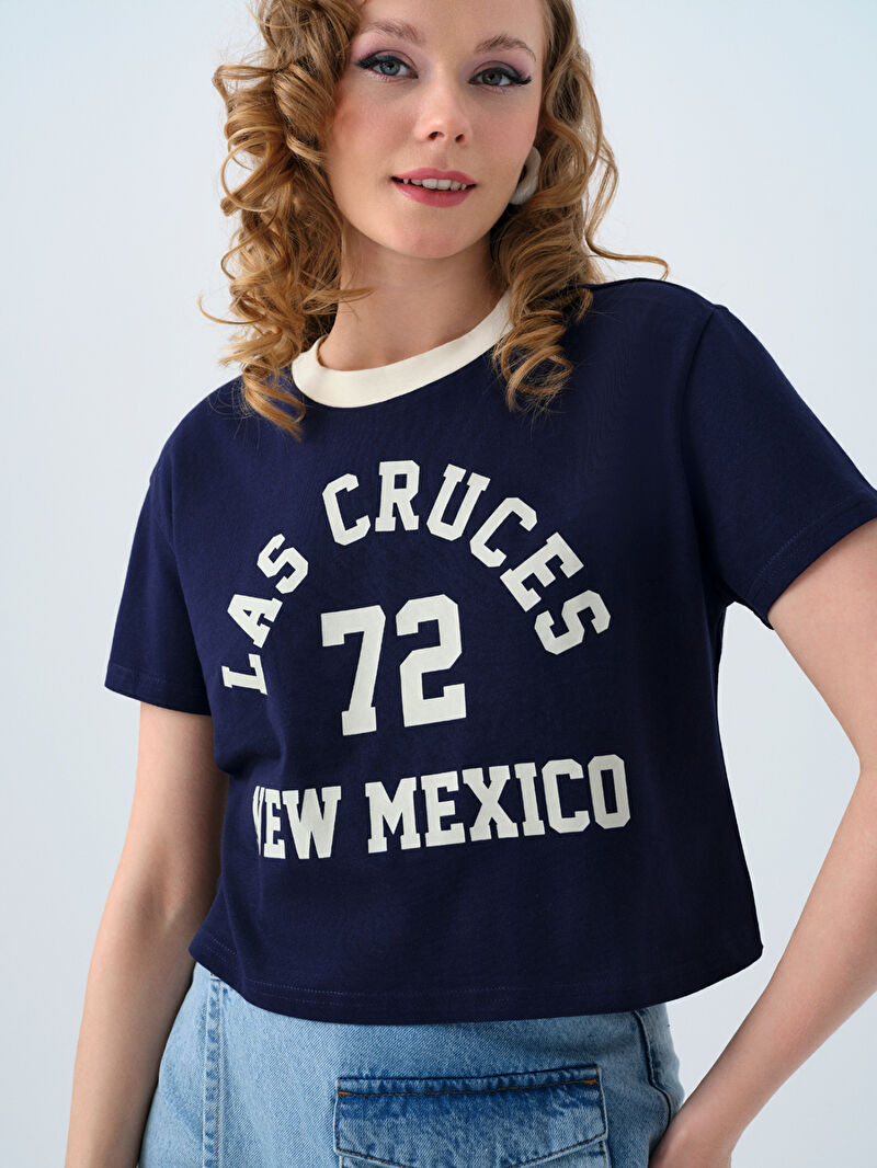 Regular Long Crop Kadın Tshirt K.kol