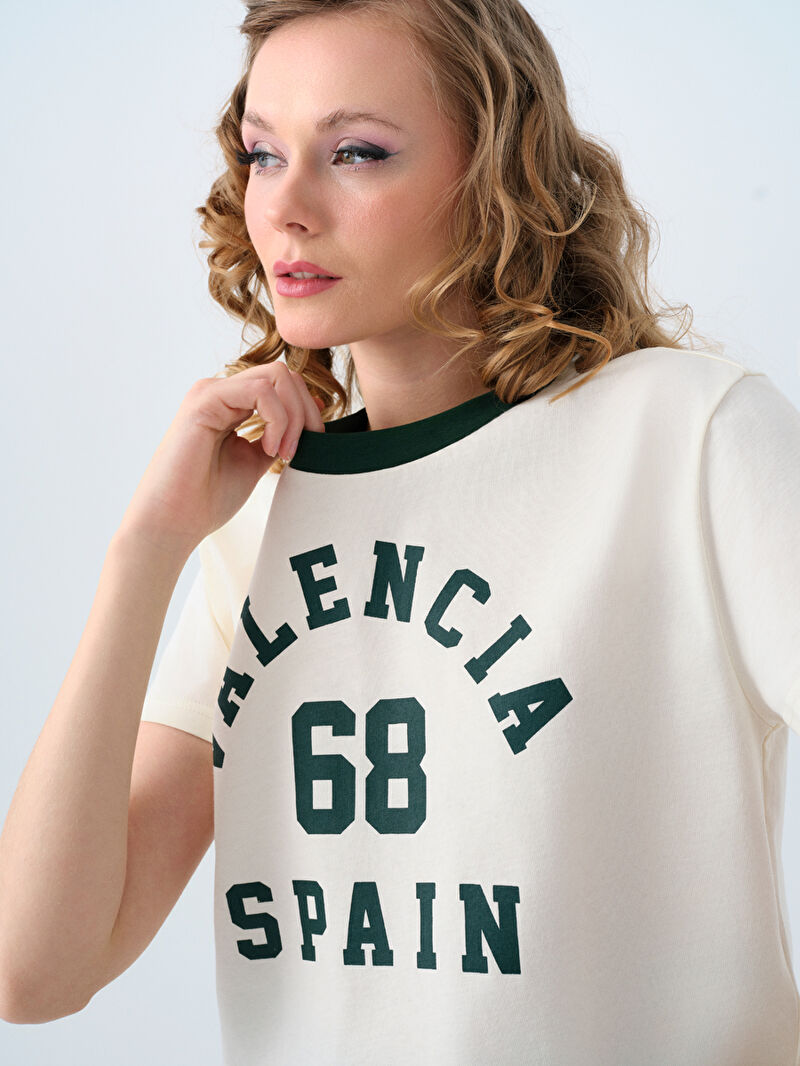 Regular Long Crop Kadın Tshirt K.kol