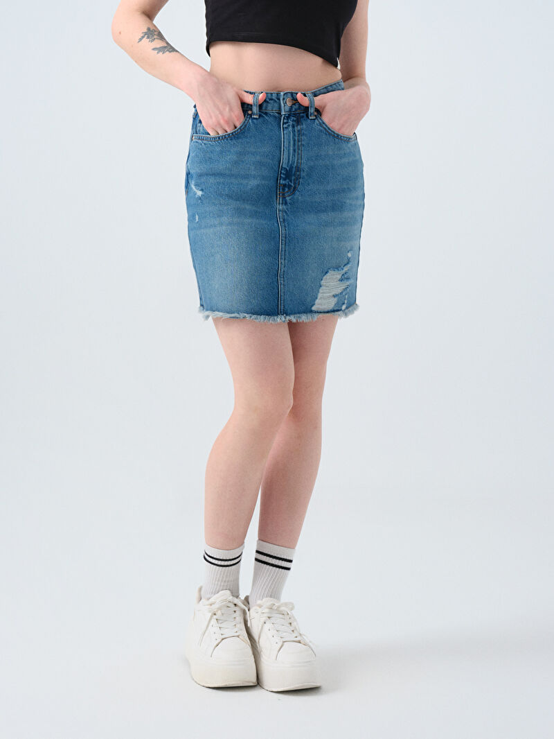 Slim Fit Kadın Etek