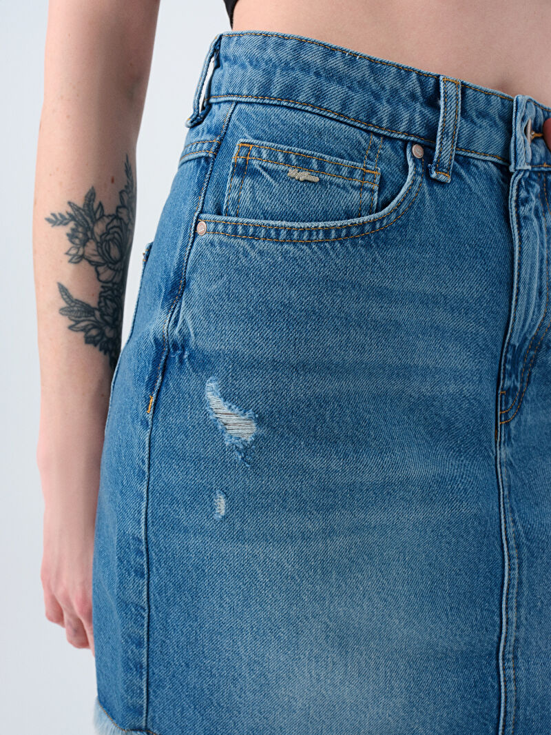 Slim Fit Kadın Etek