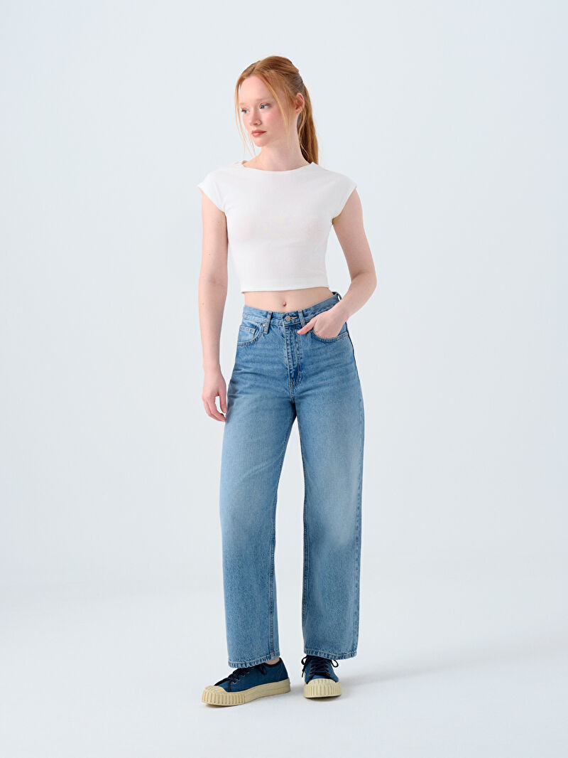 Straight Regular Fit Kadın Pantolon