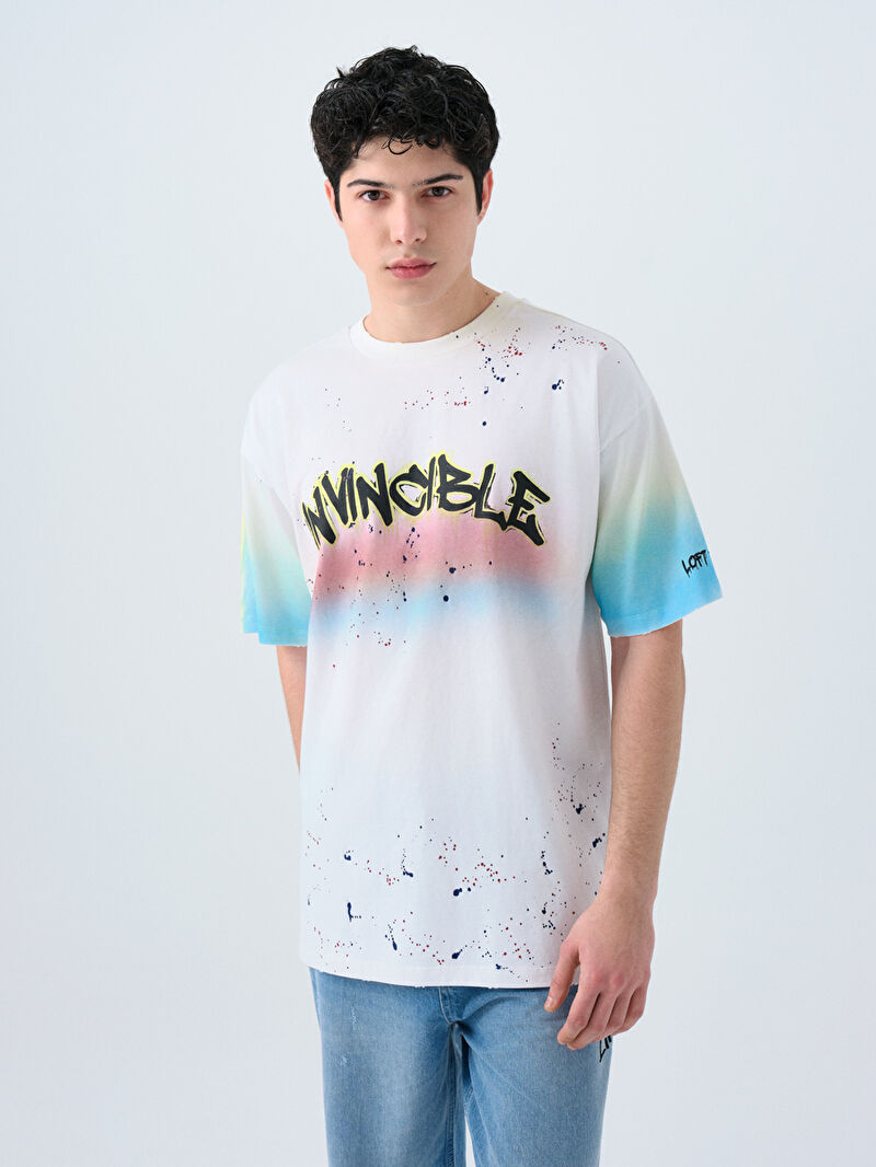 Oversize Fit Erkek Tshirt K.kol