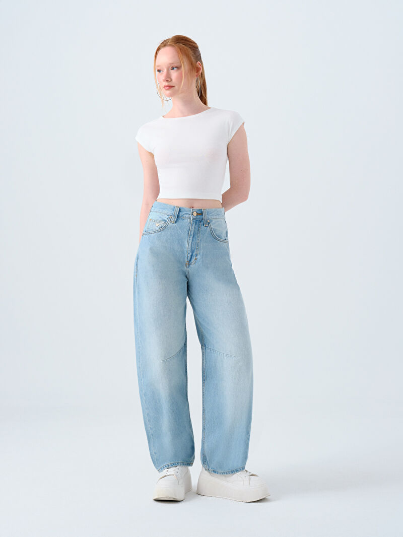 Baggy Baggy Fit Kadın Pantolon