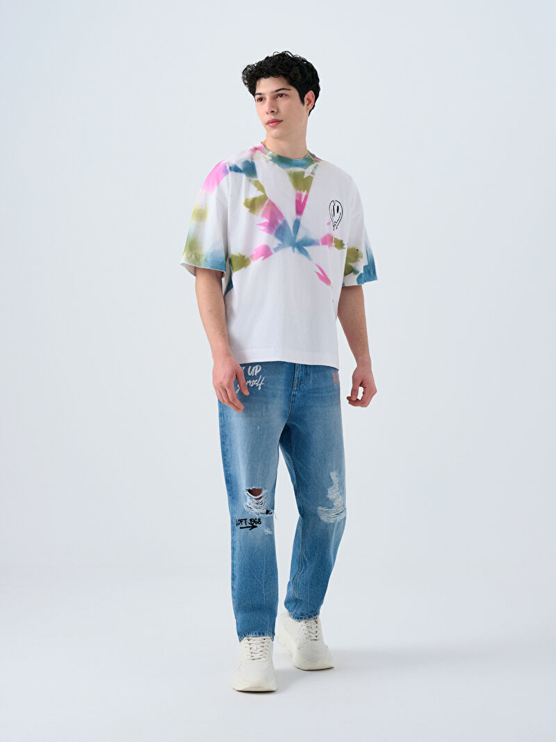 Oversize Fit Erkek Tshirt K.kol