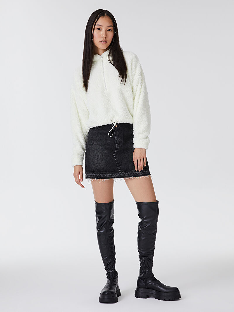 Oversize Kadın Sweatshirt