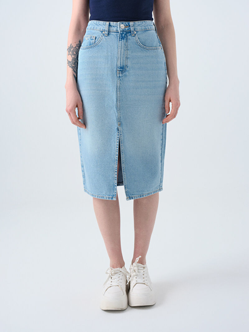 Slim Fit Kadın Etek