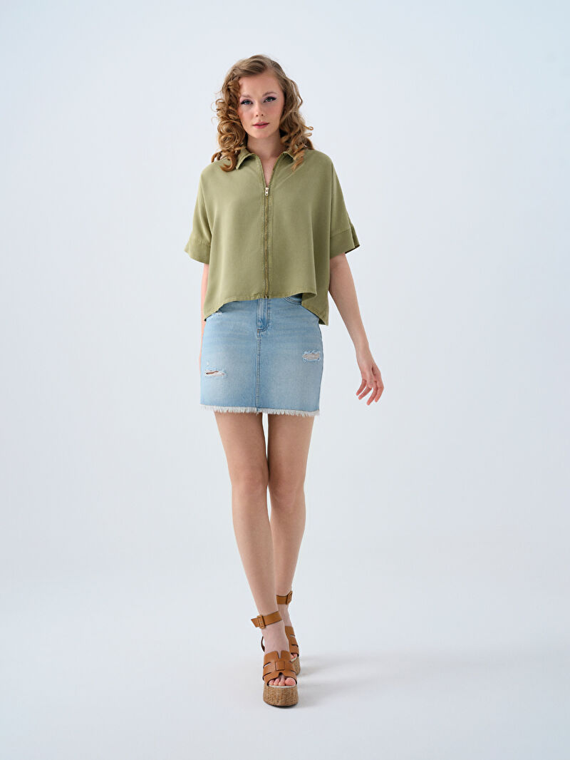 Slim Fit Kadın Etek