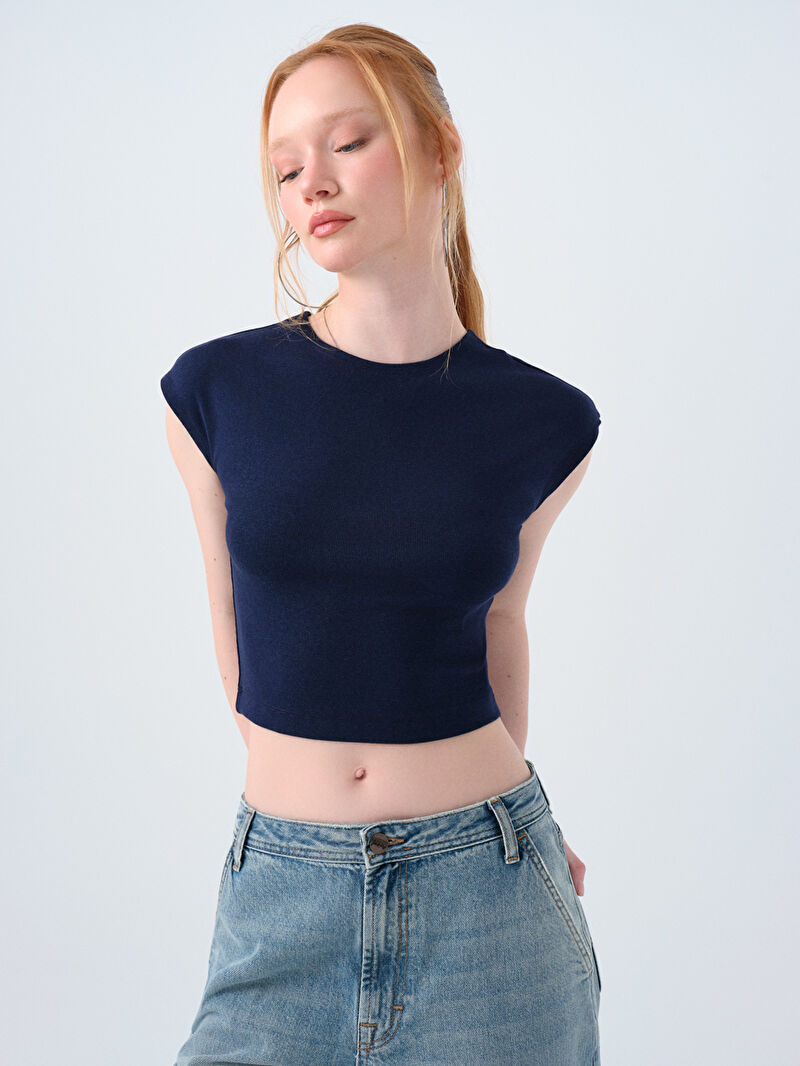 Crop Kadın Tshirt K.kol