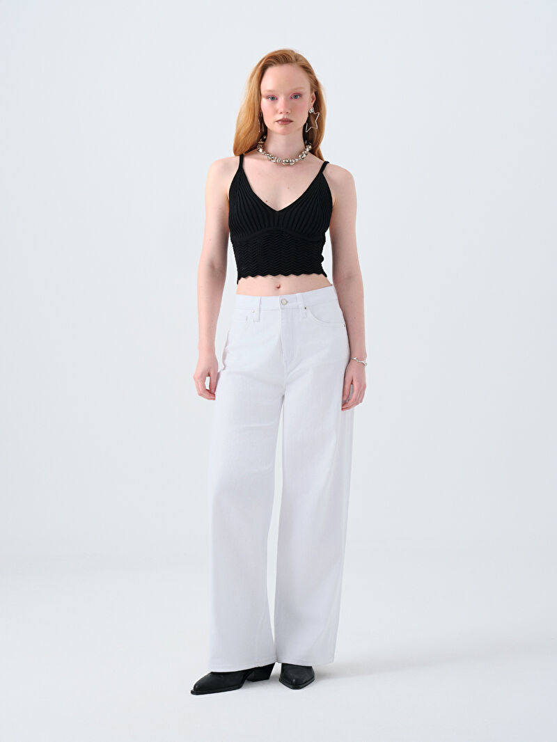 Wide Leg Regular Fit Kadın Pantolon