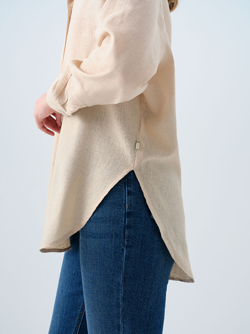 Loose Fit Kadın Gömlek U.kol