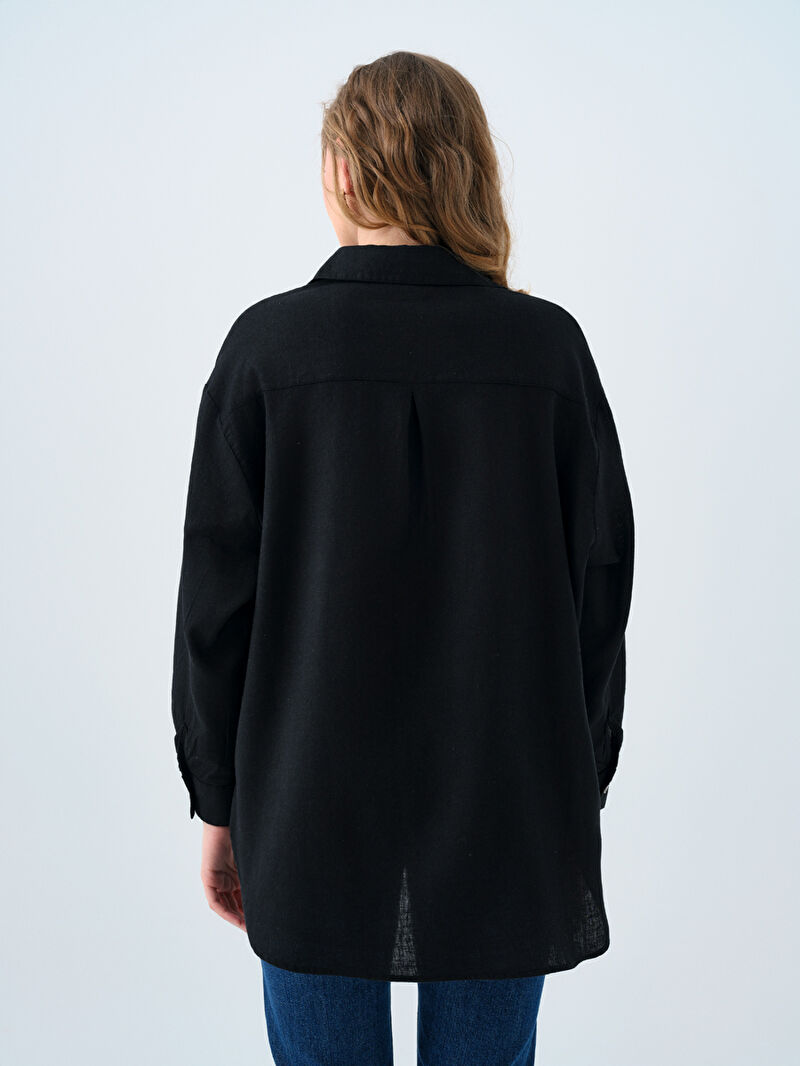 Loose Fit Kadın Gömlek U.kol