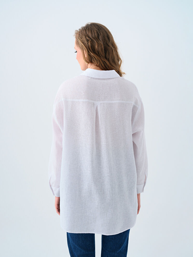 Loose Fit Kadın Gömlek U.kol