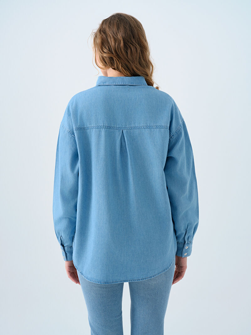 Regular Fit Kadın Gömlek U.kol