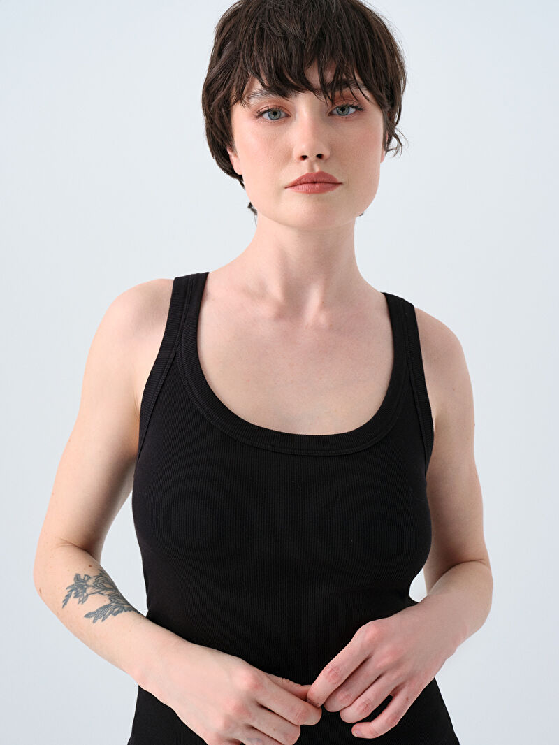 Slim Fit Kadın Atlet