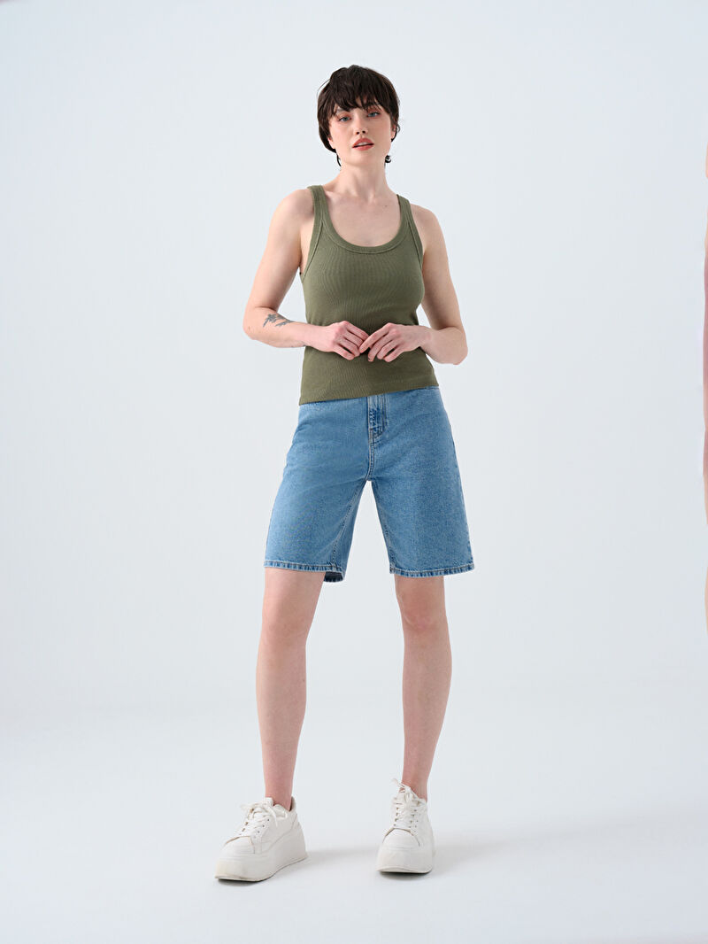 Slim Fit Kadın Atlet